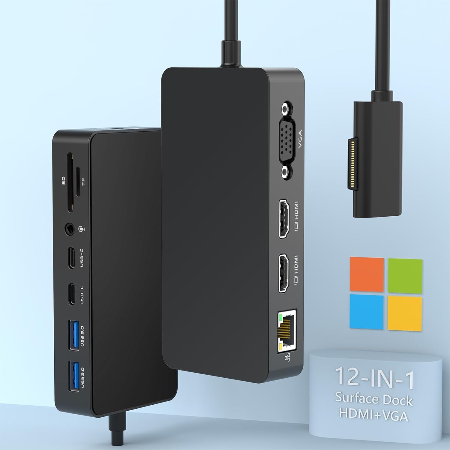 Amazon.com: New Microsoft Surface Dock Triple Display with Power